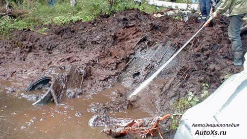 Нашли танк на дне озера